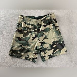Nike Dri-Fit Camo Shorts Mens M Camouflage Athletic Running Training Gym •Snags